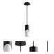 Ellipse LED 4 inch Black Pendant Ceiling Light