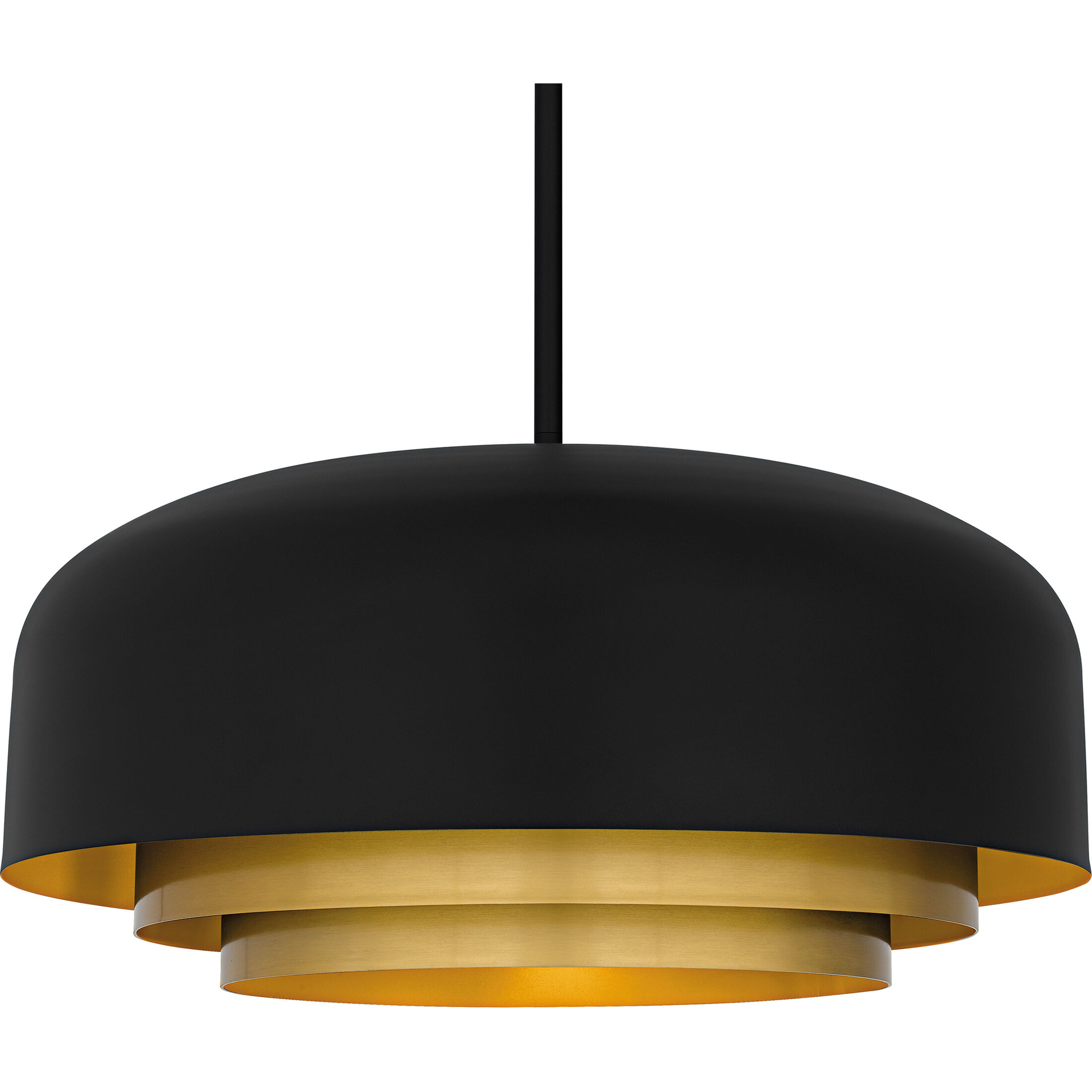 Frankie 4 Light 22 inch Matte Black Pendant Ceiling Light, Large