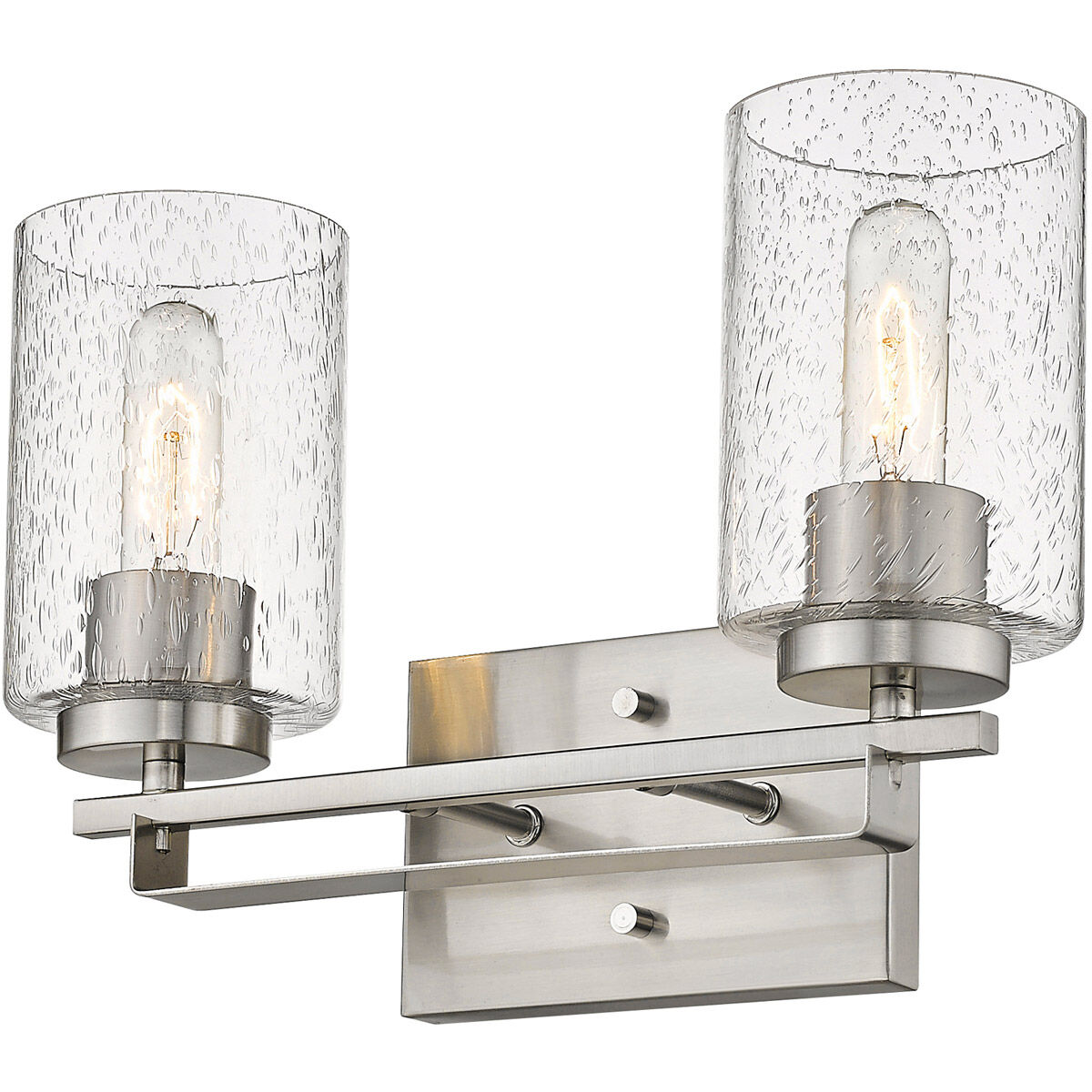 Orella 2 Light 15 inch Satin Nickel Vanity Light Wall Light