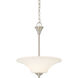 Fawn 2 Light 16 inch Brushed Nickel Pendant Ceiling Light