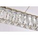Monroe 1 Light 38 inch Gold Linear Pendant Ceiling Light