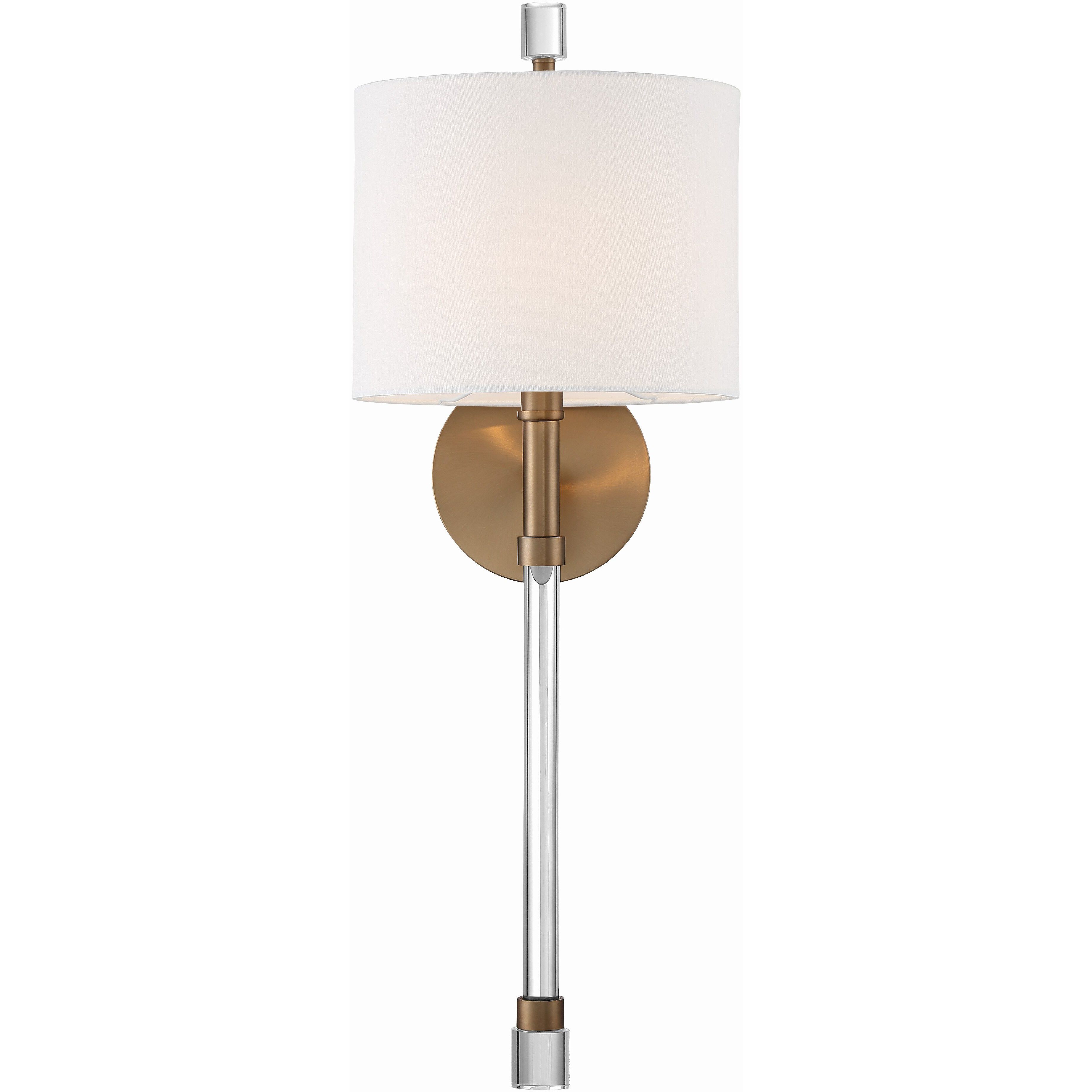 Rachel Bath Sconce Wall Light in Vibrant Gold