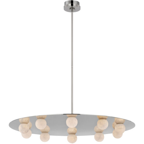 Kelly Wearstler Pertica LED 36 inch Polished Nickel Chandelier Ceiling Light