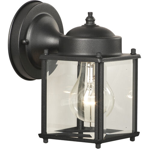 Outdoor Essentials 1 Light 8 inch Black Outdoor Sconce