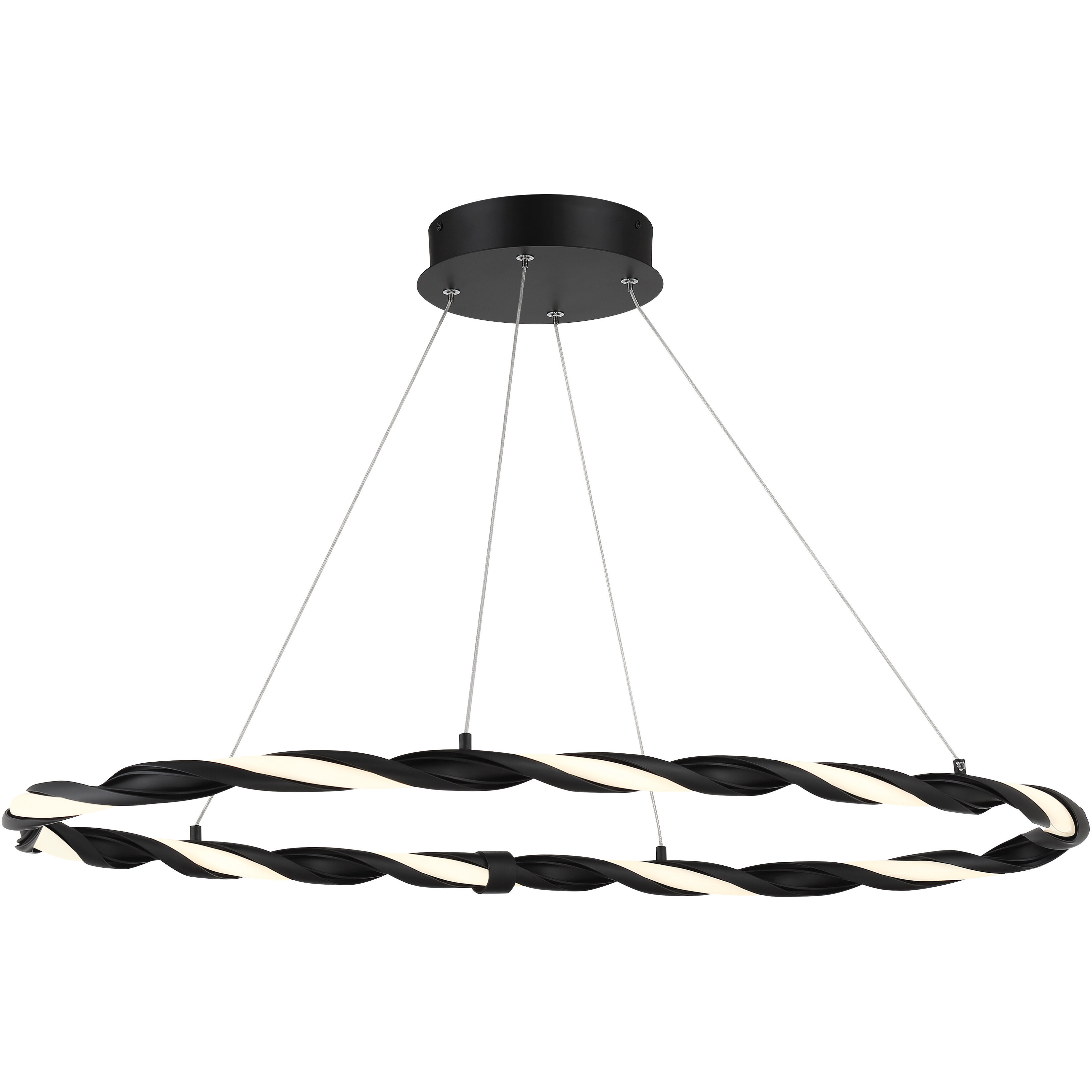 Convolution LED 36.75 inch Coal Pendant Ceiling Light