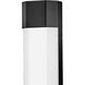 Facet Outdoor Wall Mount in Black