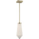 Leland LED 6 inch Noble Brass Mini-Pendant Ceiling Light