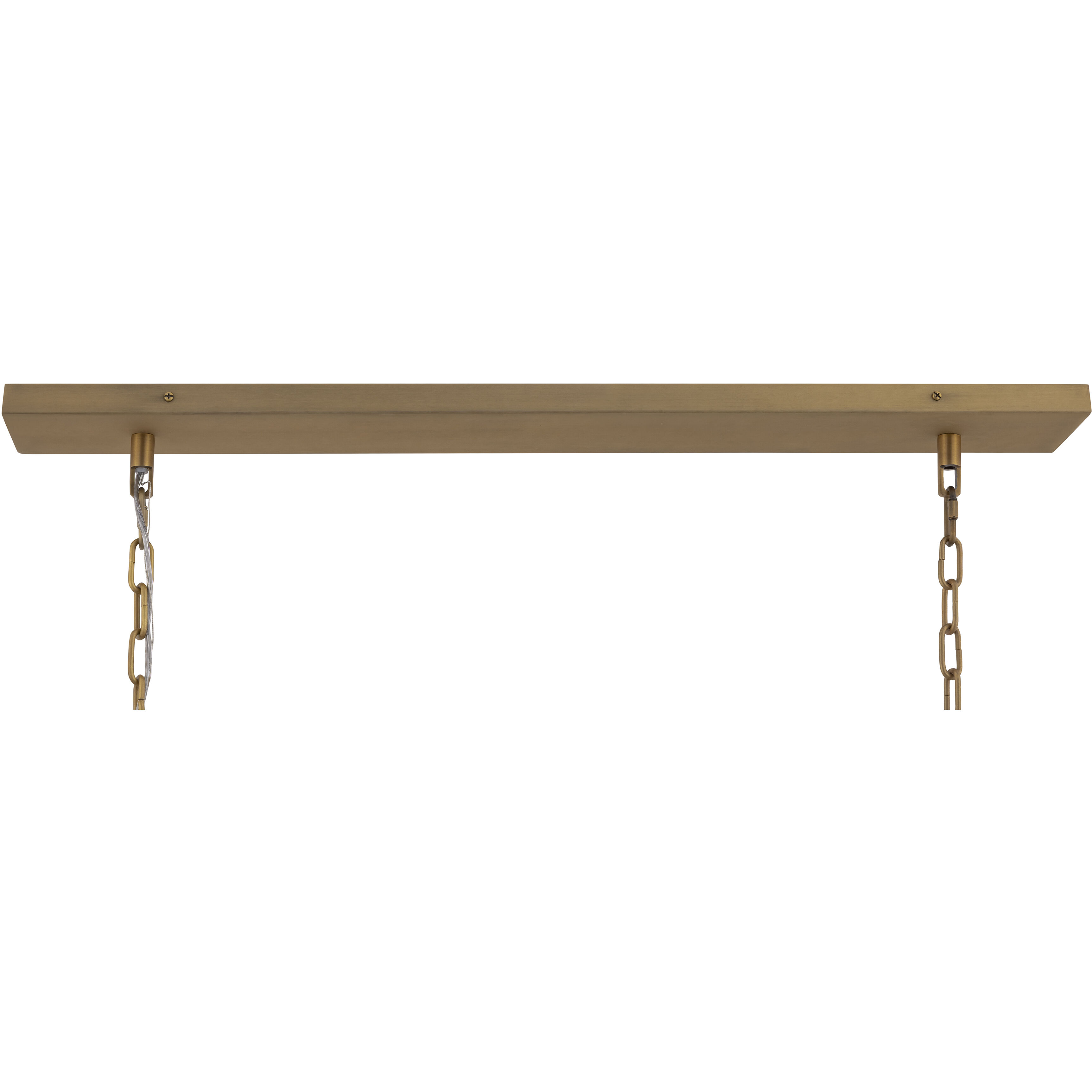 Jaxen 6 Light 48 inch Legacy Brass Linear Chandelier Ceiling Light