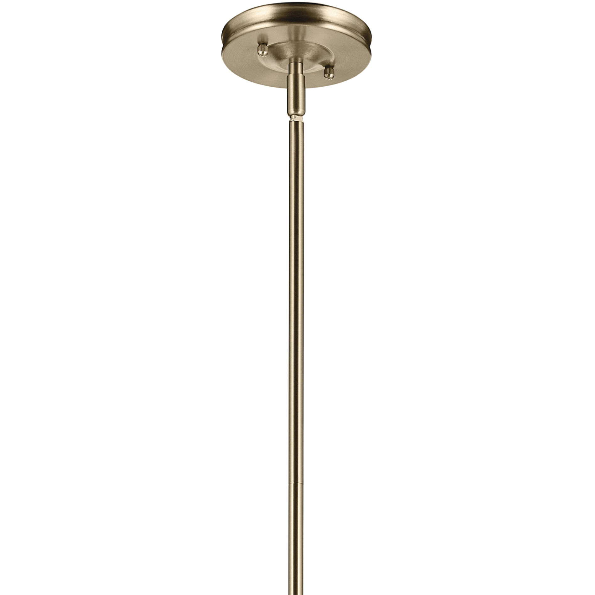 Laria 1 Light Champagne Bronze Pendant Ceiling Light in Opal
