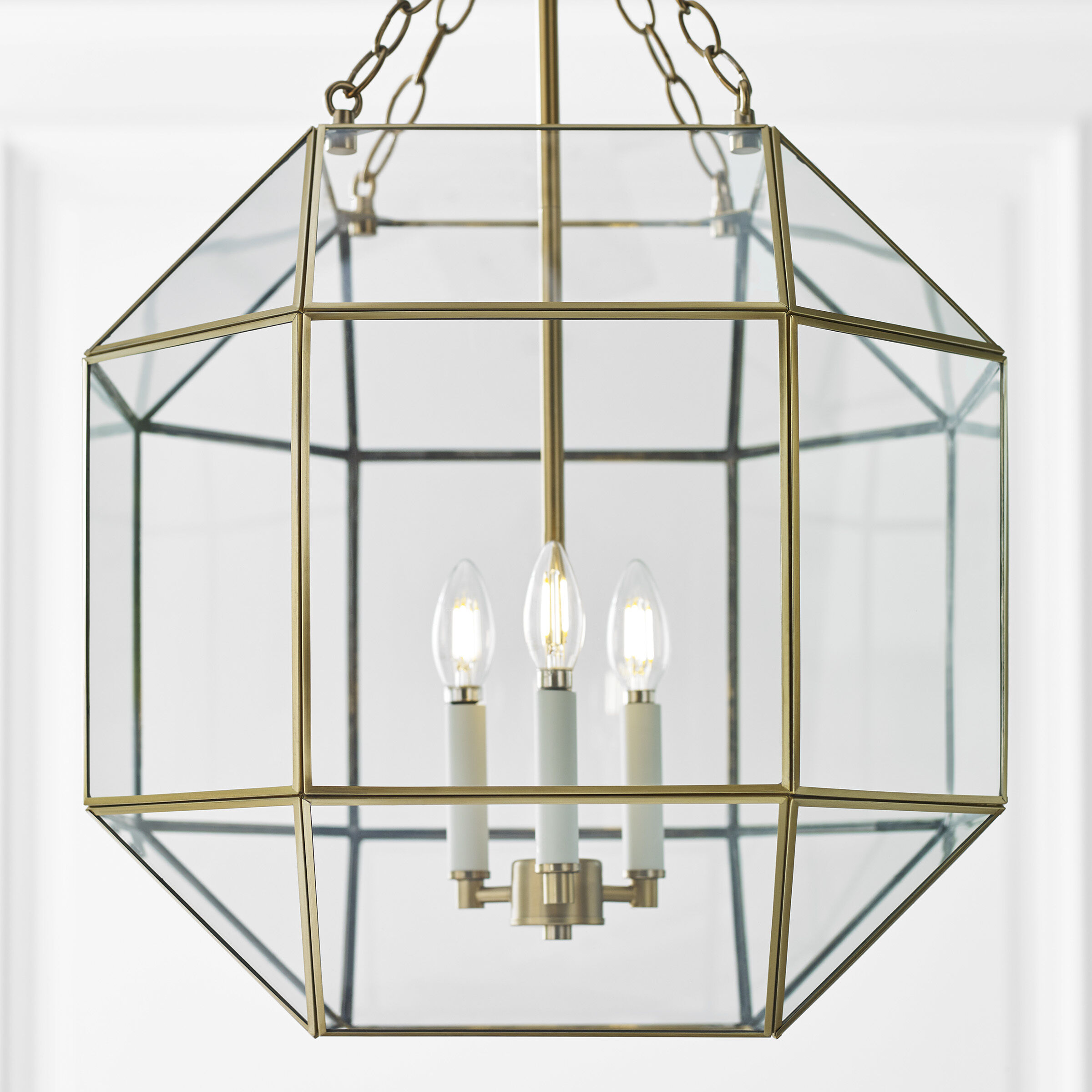 Suzanne Kasler Morrison Pendant Ceiling Light in Satin Brass