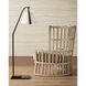 Frey 54.5 inch 60 watt Satin Black Floor Lamp Portable Light