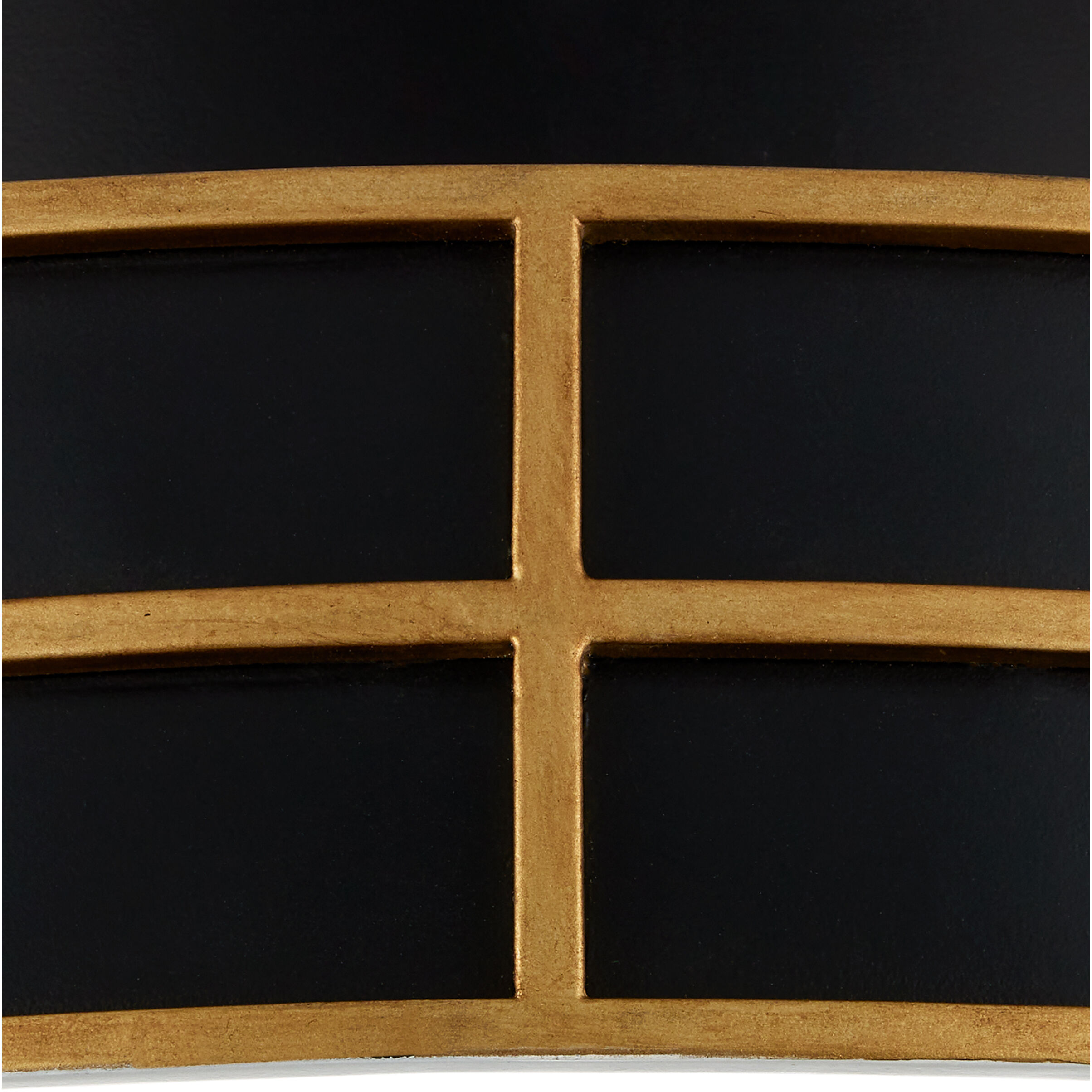 Fielding 1 Light 24 inch Satin Black/Contemporary Gold/Sugar White/White Flush Mount Ceiling Light