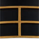 Fielding 1 Light 24 inch Satin Black/Contemporary Gold/Sugar White/White Flush Mount Ceiling Light