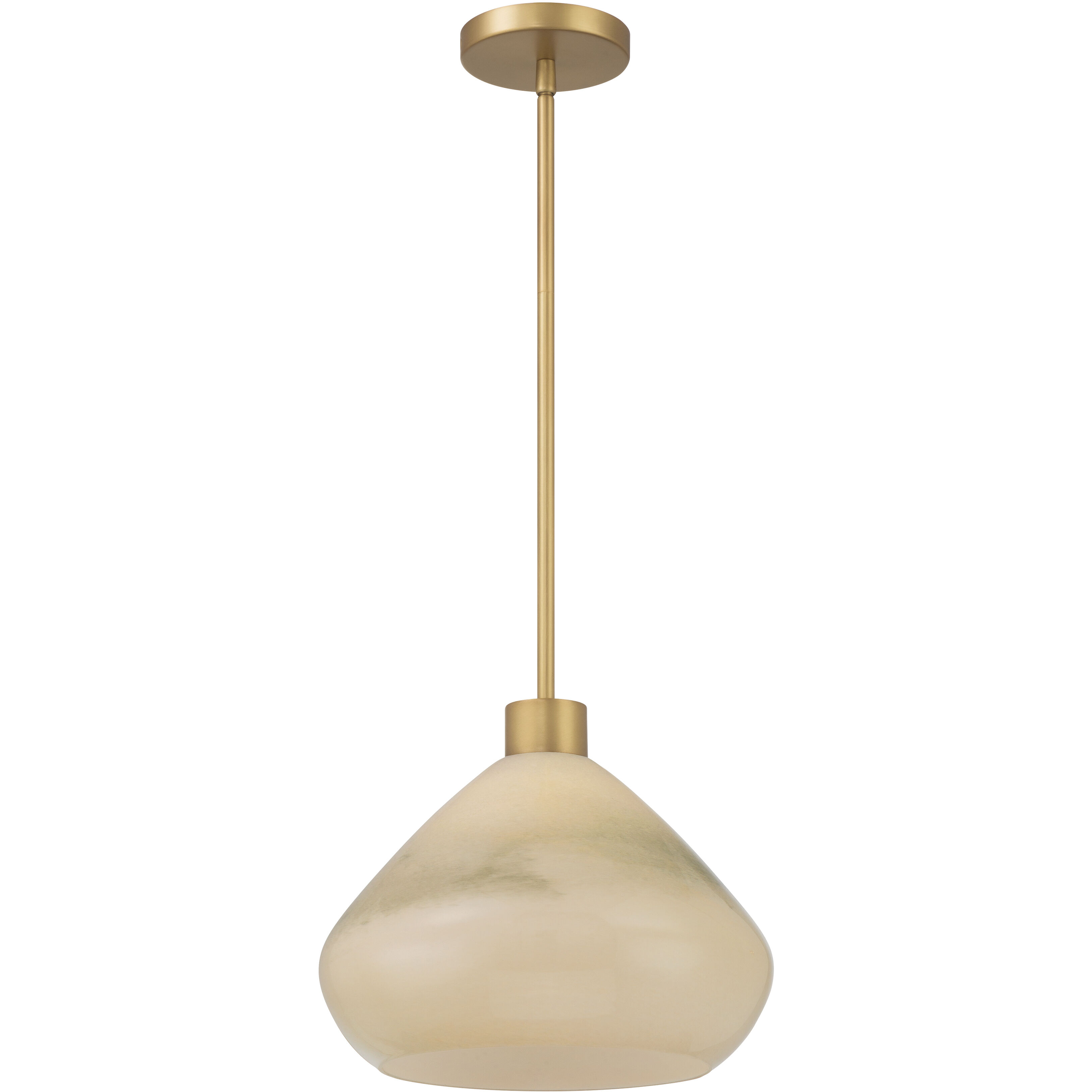 Elaris 1 Light 12.5 inch Legacy Brass Pendant Ceiling Light