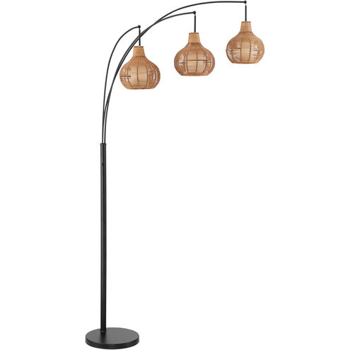 Paige 91 inch 60.00 watt Black Arc Lamps Portable Light