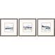 Abstract Collection Blue Framed Art