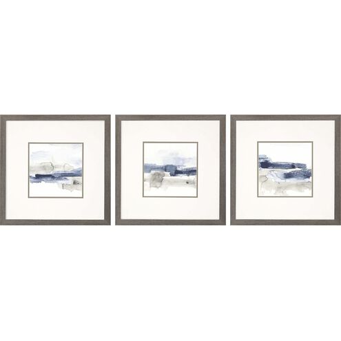Abstract Collection Blue Framed Art