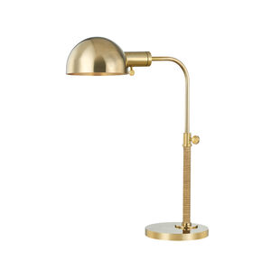 Devon 24 inch 60.00 watt Aged Brass Table Lamp Portable Light