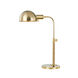 Devon 18 inch 60.00 watt Aged Brass Table Lamp Portable Light