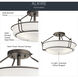 Alkire 3 Light 17 inch Olde Bronze Semi Flush Light Ceiling Light