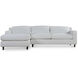 Hutton White Sectional, Left