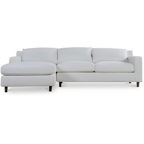 Hutton White Sectional, Left