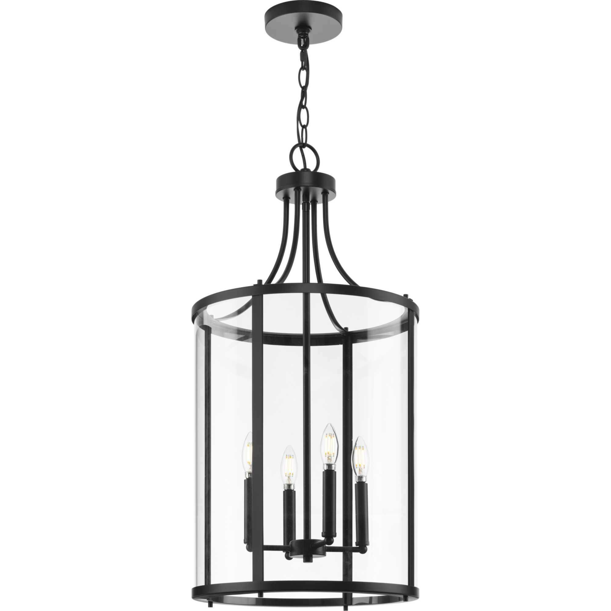 Gilliam 4 Light 15 inch Matte Black Foyer Light Ceiling Light