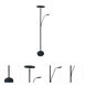 Monet 72 inch 30.00 watt Black Torch Lamp Portable Light
