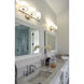 Rondo 3 Light 26.25 inch Polished Nickel Bath Vanity Wall Light