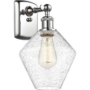 Ballston Cindyrella 1 Light 8 inch Polished Chrome Sconce Wall Light in Incandescent, Seedy Glass