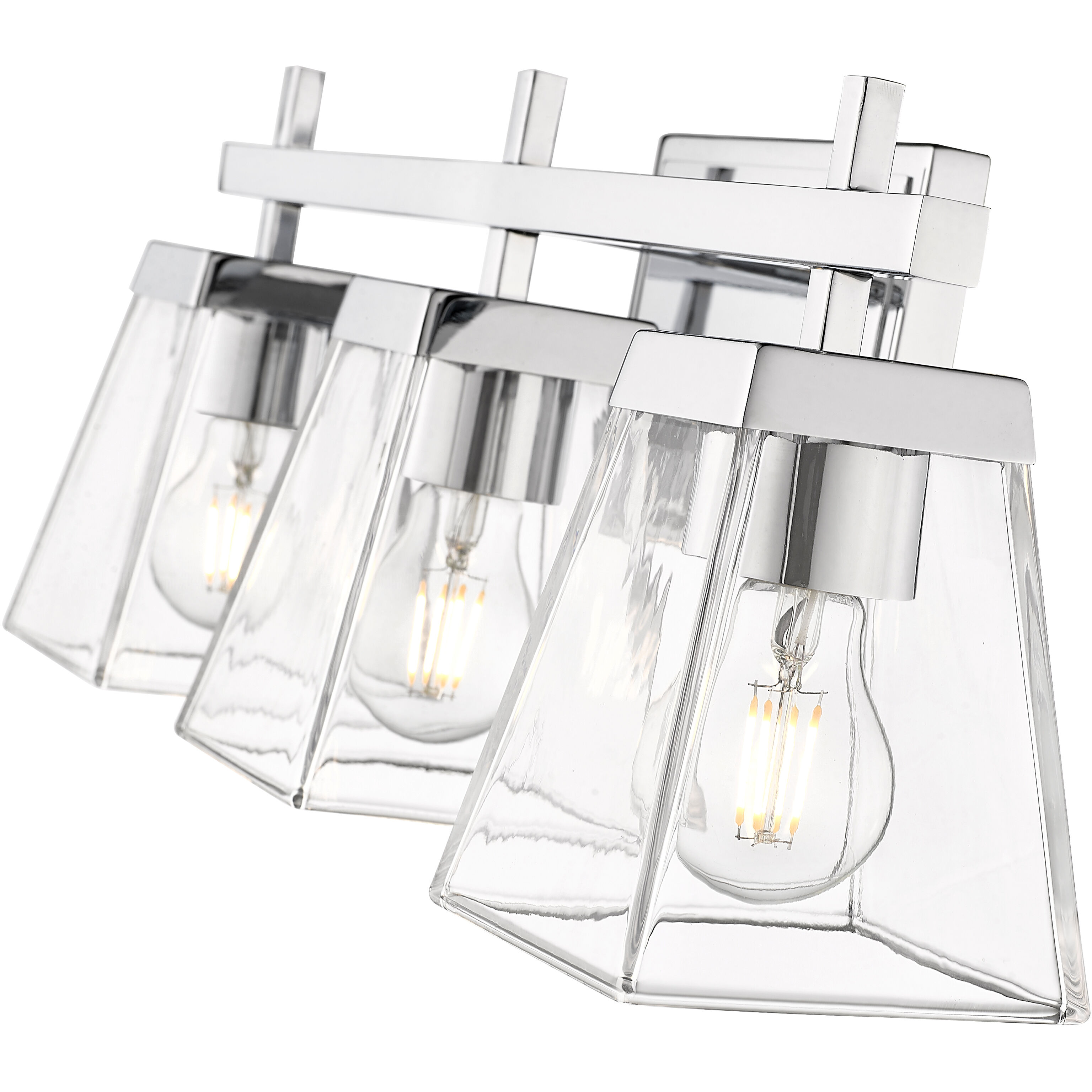 Lauren 3 Light 22 inch Chrome Vanity Wall Light