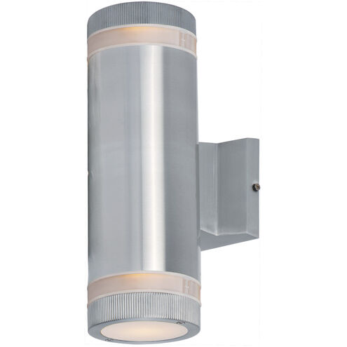 Lightray 2 Light 4 inch Brushed Aluminum Wall Sconce Wall Light
