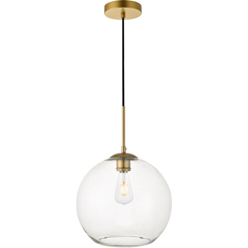 Baxter 1 Light 12 inch Brass Pendant Ceiling Light