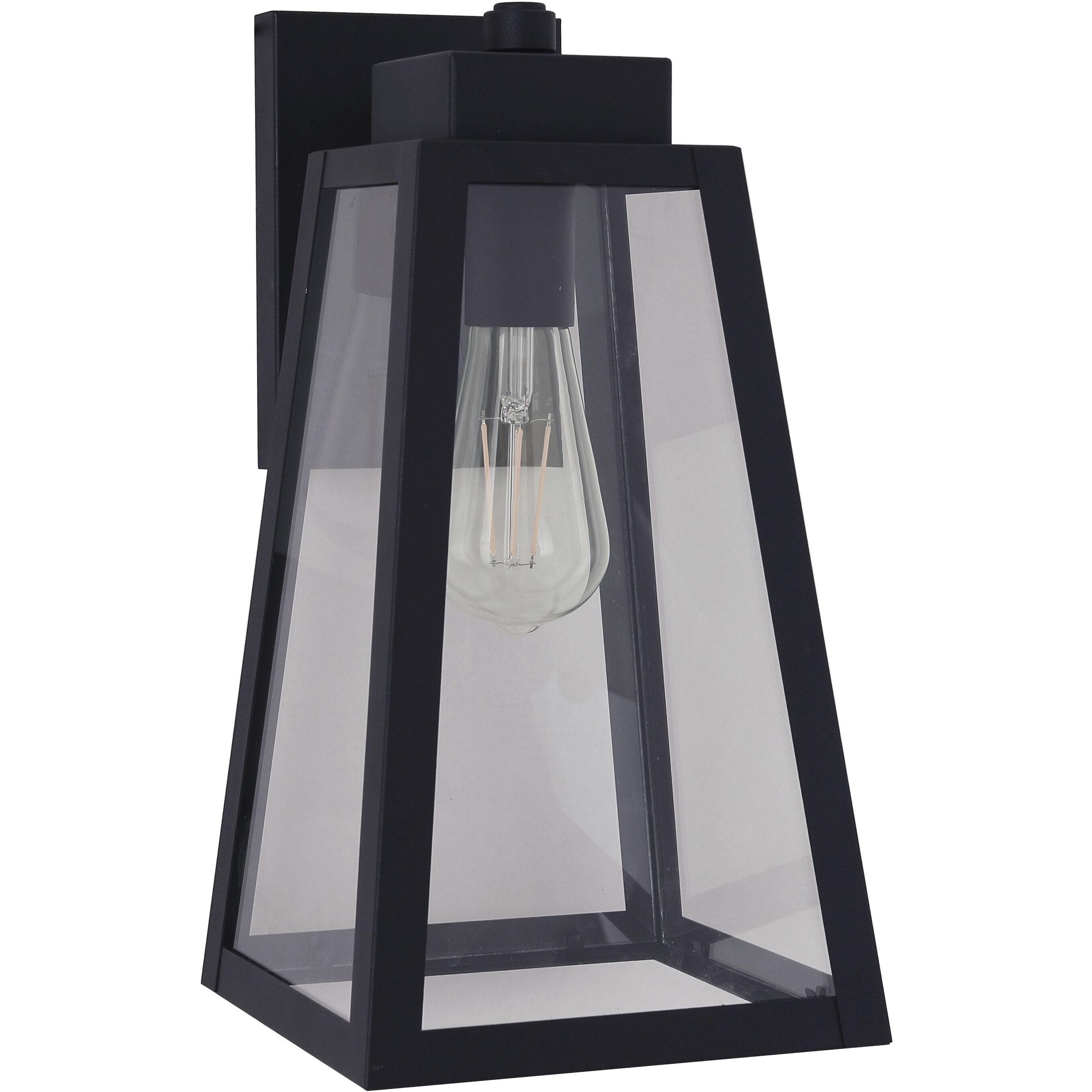 Sorano 1 Light 7.25 inch Textured Black Outdoor Lantern