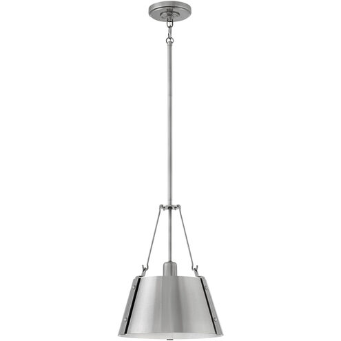 Cartwright 1 Light 11.5 inch Polished Antique Nickel Indoor Pendant Ceiling Light