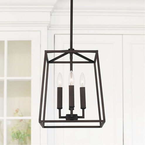 Thea 4 Light 12 inch Oil Rubbed Bronze Foyer Ceiling Light