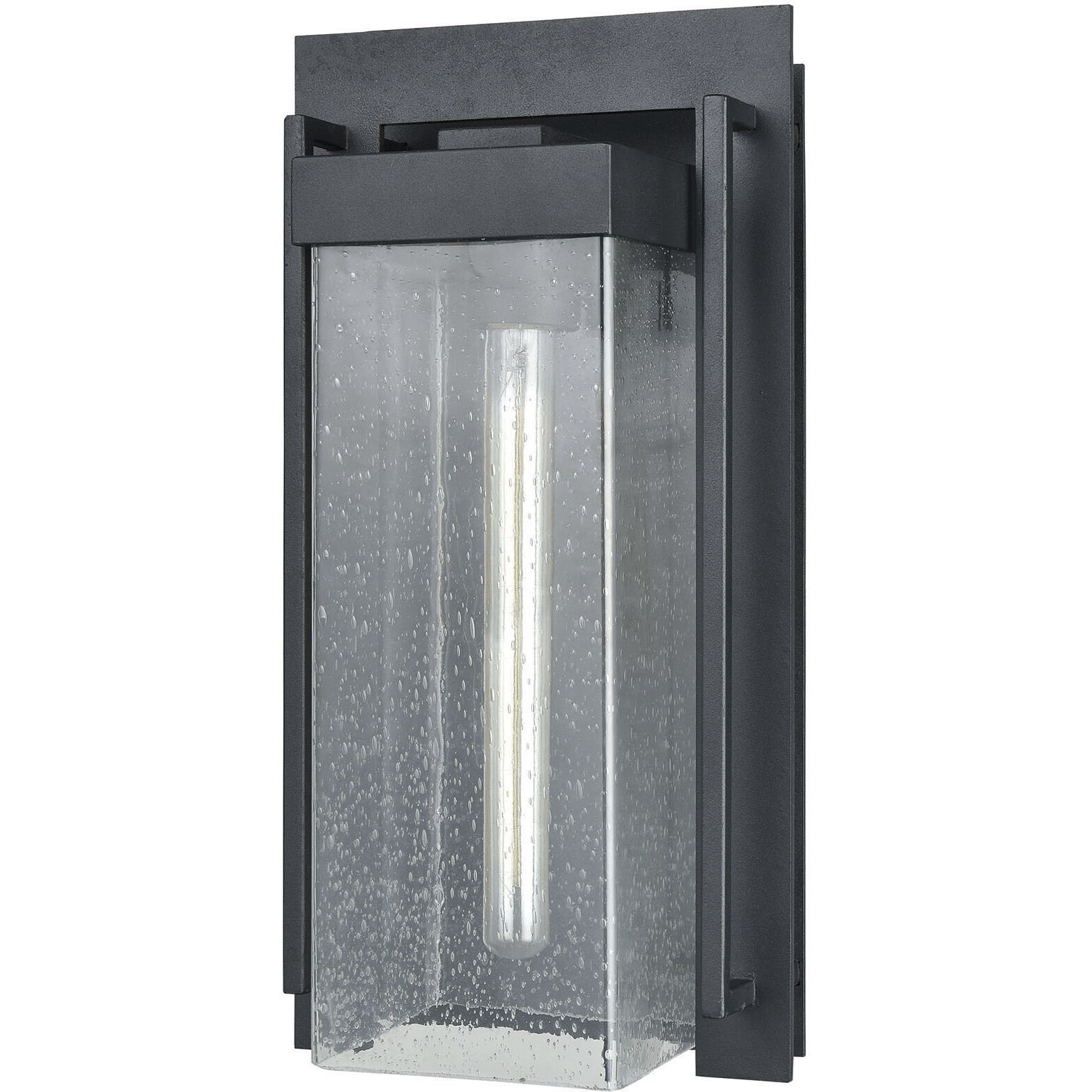 Overton 1 Light 17 inch Matte Black Outdoor Wall Sconce