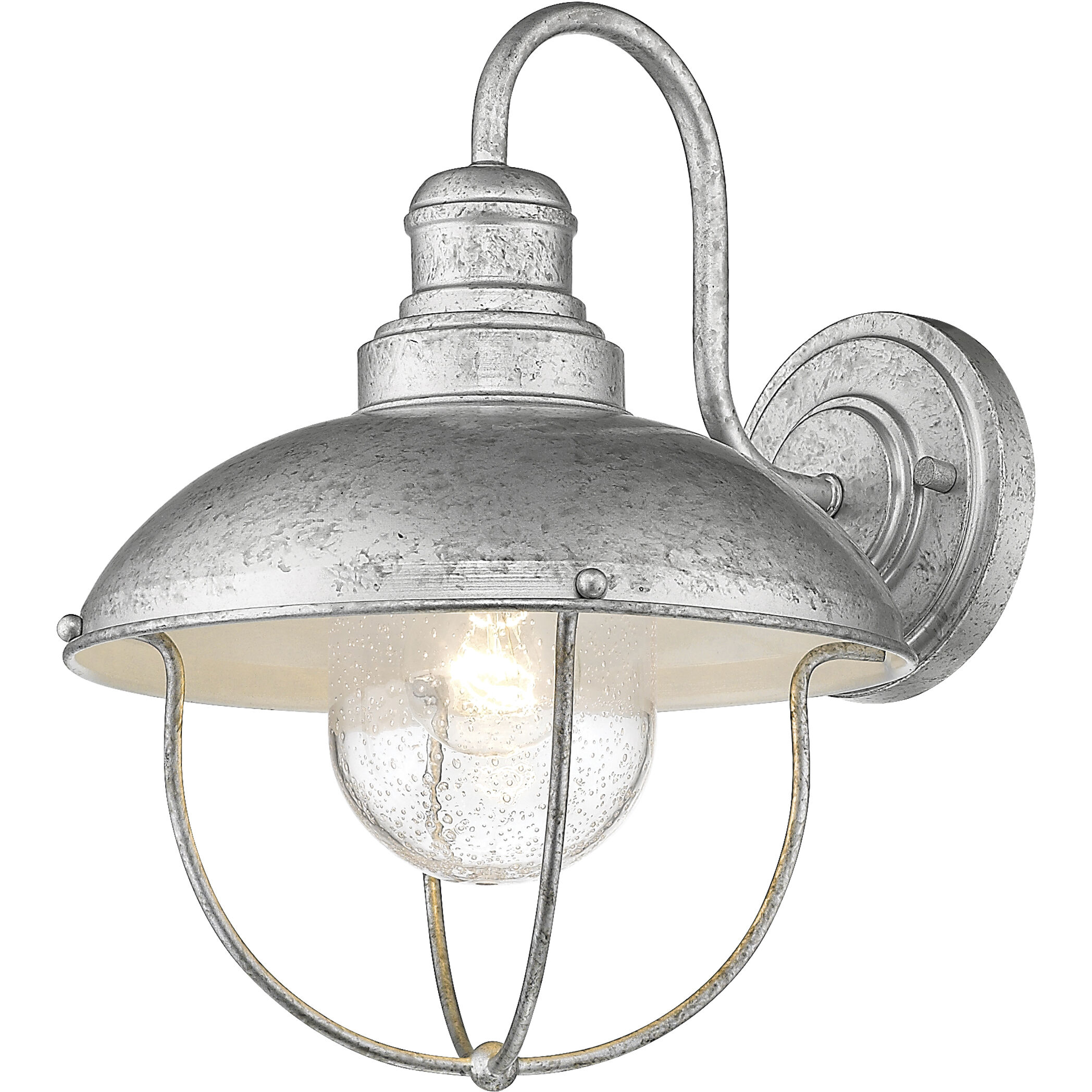 Galvanized outdoor wall light discount