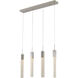 Canada 4 Light 36 inch Chrome Island Lighting Ceiling Light