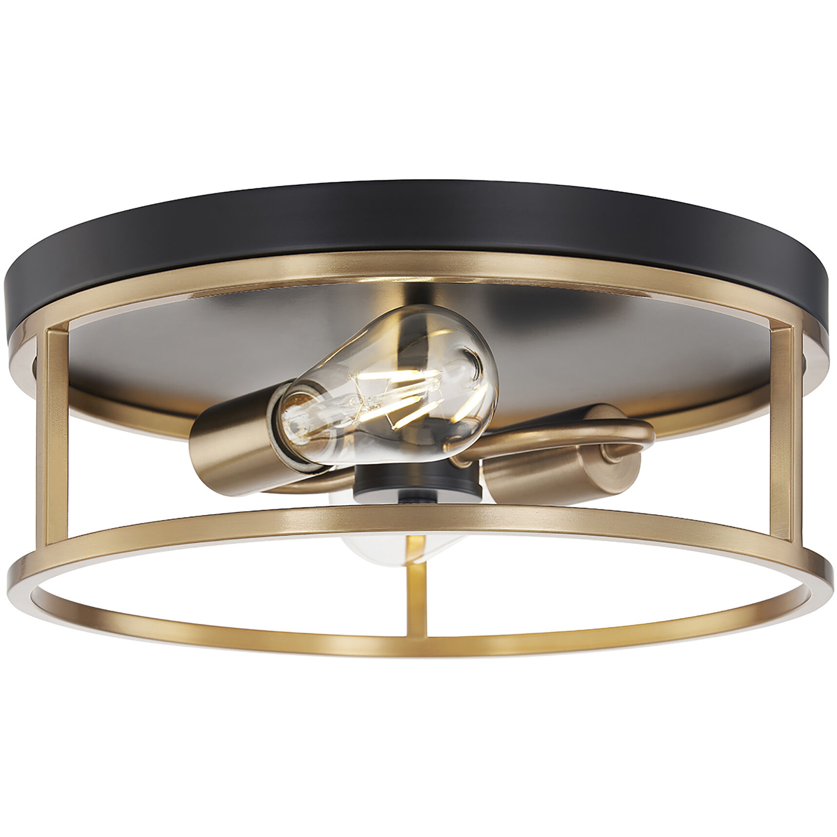 Knox LED 13 inch Matte Black Flush Mount Ceiling Light