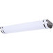 Glamour LED 24.02 inch Brushed Nickel Bath Vanity Light Wall Light