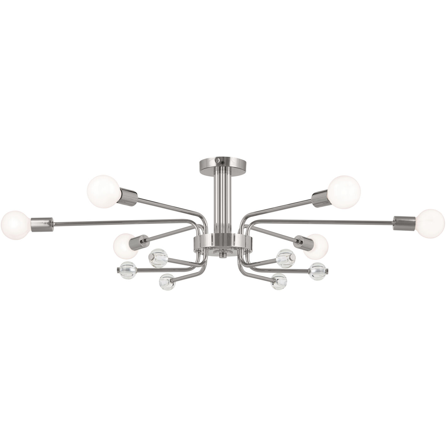 Ocala LED 24.25 inch Polished Nickel Flush Mount Ceiling Light