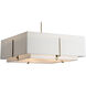 Exos 4 Light 24.6 inch Soft Gold Pendant Ceiling Light in Natural Anna, Large
