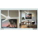 Vapor 60 inch Flat White with White Blades Ceiling Fan