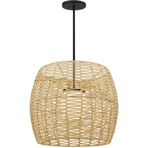 Aruba LED 24 inch Sand Black Outdoor Pendant