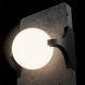 Okemo LED 4 inch Basalt Stone and Black ADA Wall Sconce Wall Light