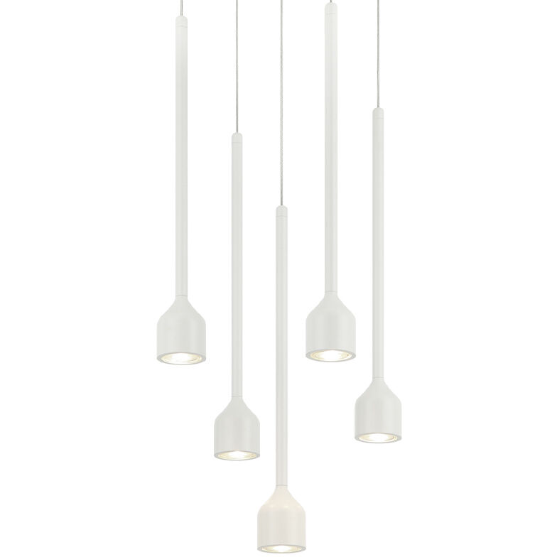 Lumenagio LED White Pendant Ceiling Light