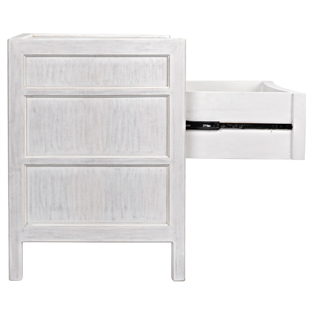 Hampton 31 X 24 inch White Wash Night Stand