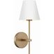 Xavier Bath Sconce Wall Light in Vibrant Gold