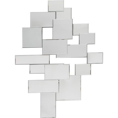 Geometric 39.4 X 29.5 inch Clear Wall Mirror